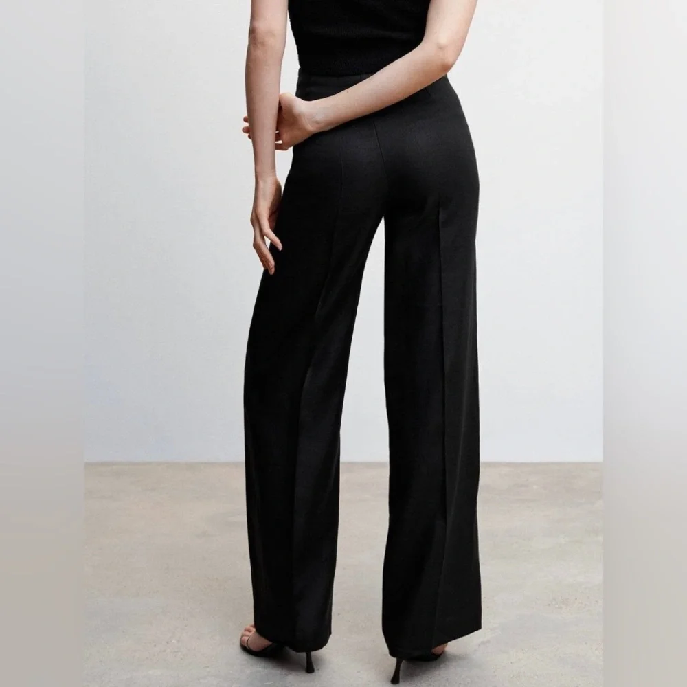 Mango Linen Trousers - Picture 2 of 3